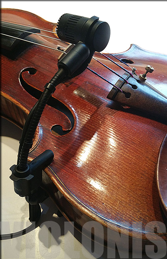 Micro DPA 4011 avec pince pour violon