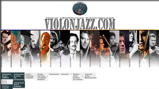 Violonjazz.com impression écran