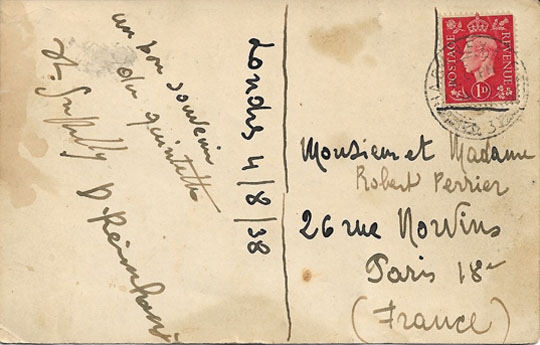 Carte postale de Grappelli et Django aux Perriers