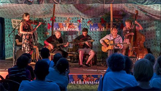 Festival Grappellissimo été 2018 eva Slongo Gypsy Group