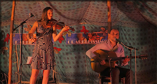 Festival Grappellissimo juillet 2018 DUO Eva Slongo Rodrigue vera Ortiz