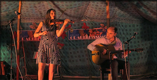 Festival Grappellissimo 24 juillet 2018 duo Eva Slongo Rodrigue Vera Ortiz