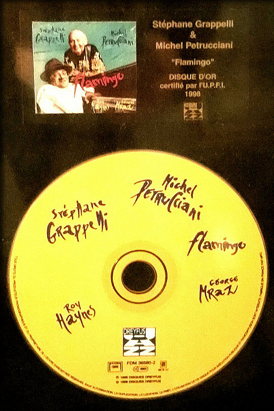 GRAPPELLI FLAMINGO disque d'or