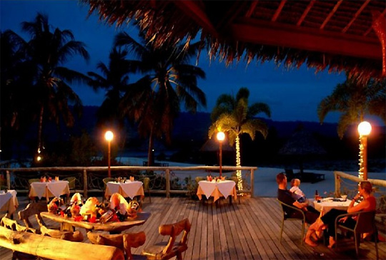 Badian Resort restaurant