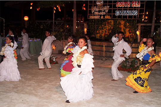 Badian resort Soirée sur la plage