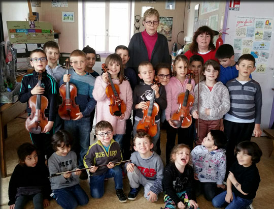 Cours de violon ecole de sanvensa
