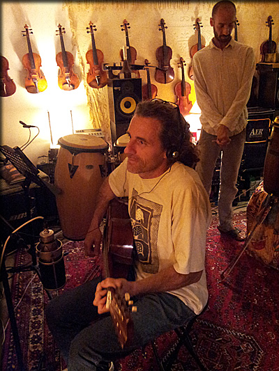 Rémi Torbay  au studio violonis