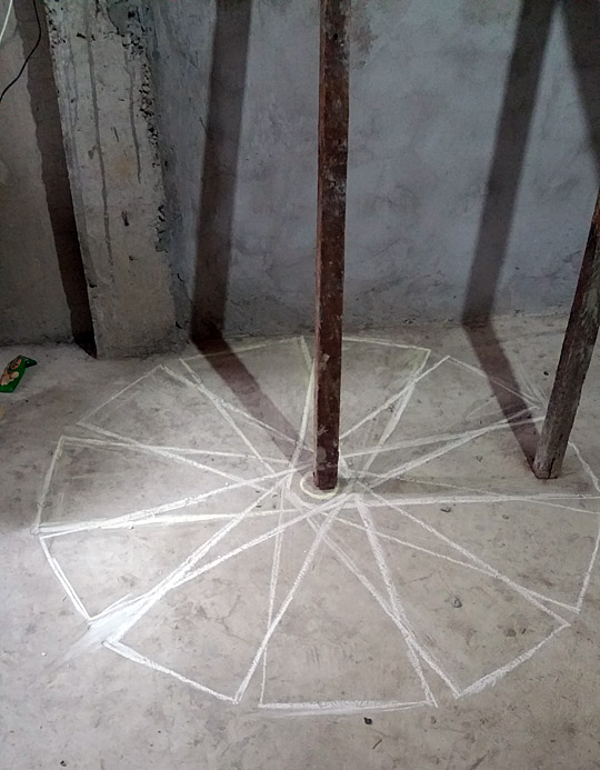 plan escalier colimaçon