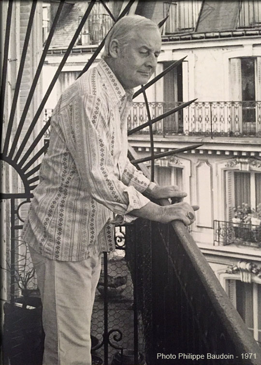 Stephane Grappelli a son balcon