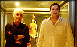 Jacques Gay avec son ami Costel Nitescu