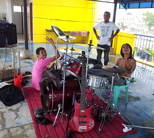 Répétition à Palompon Leyte island