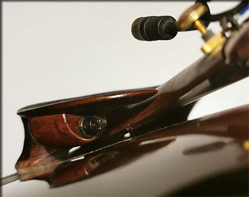 Connector for Stat V on chinrest Jacques Gay