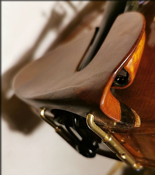 connecteur pour micro violon sur mentonnière Jacques GAY