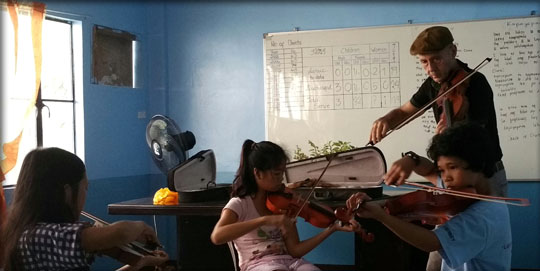ecole française de violon aux Philippines