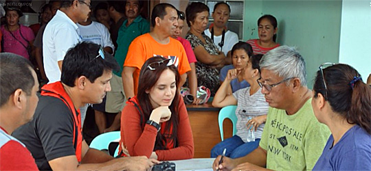 le maire de Palompon en cellule de crise