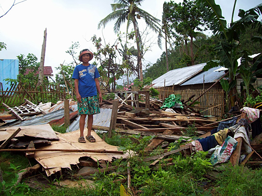ce qu'il reste d ela maison de Lucia a Tambis